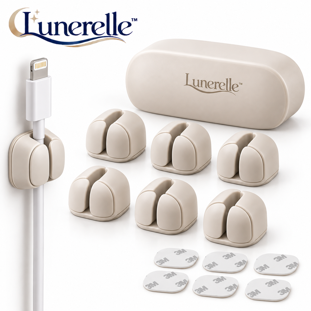 Lunerelle™ Bedside Cable Organizer Clips