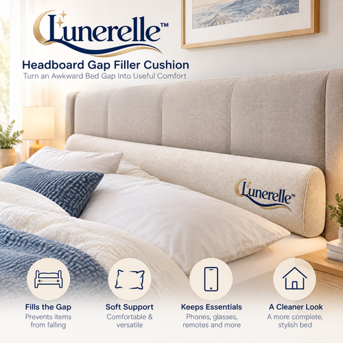 Lunerelle™ Headboard Gap Filler Cushion