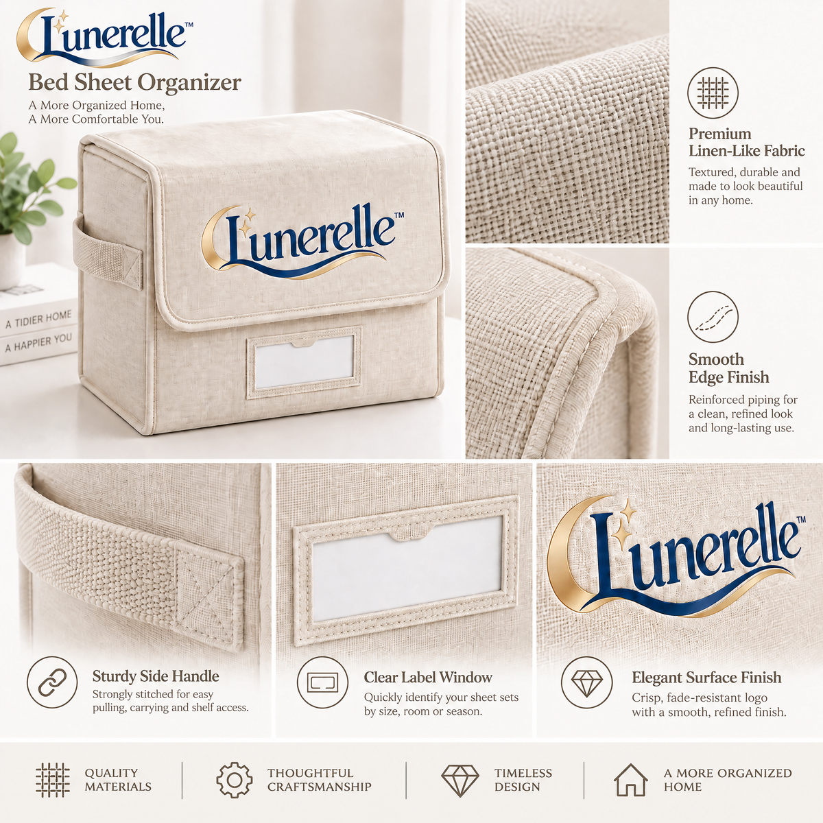Lunerelle™ Bed Sheet Organizer