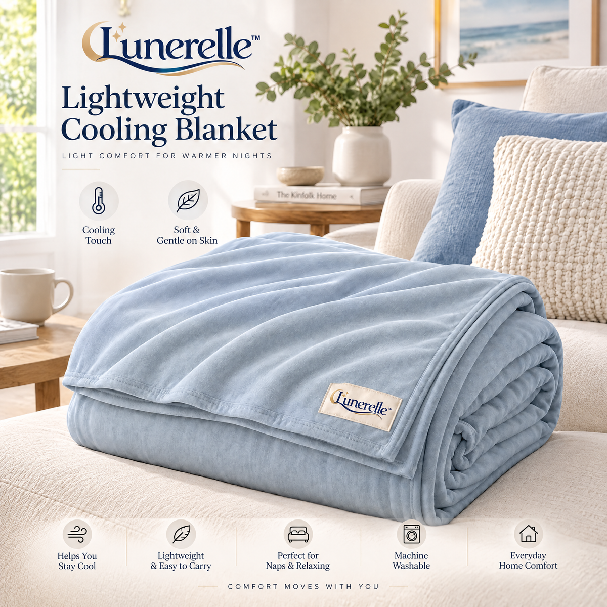 Lunerelle™ Lightweight Cooling Blanket