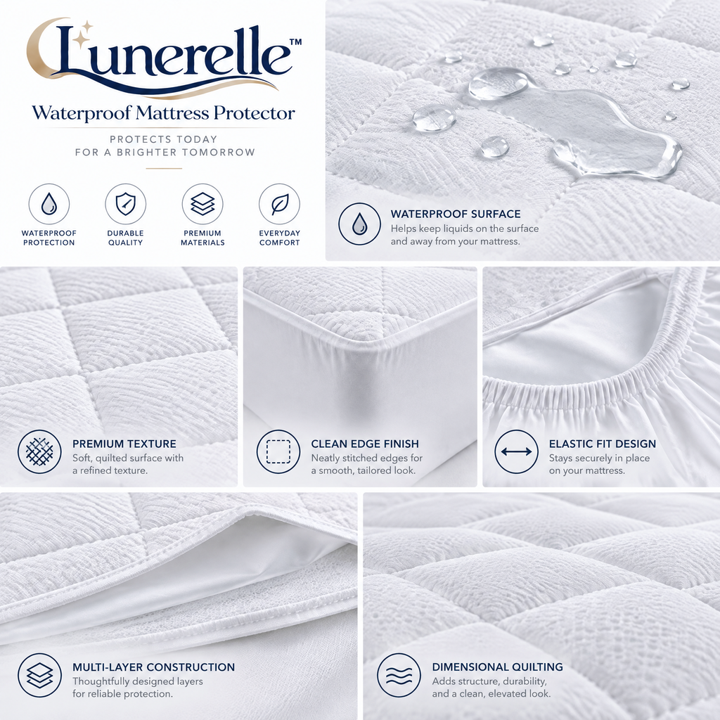 Lunerelle™ Waterproof Mattress Protector