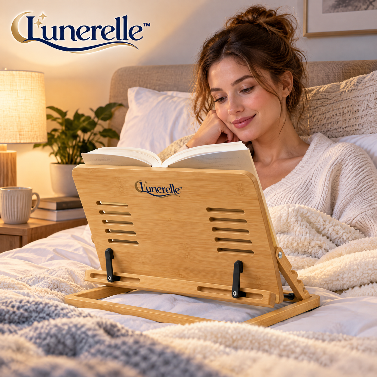 Lunerelle™ Adjustable Bed Reading Stand