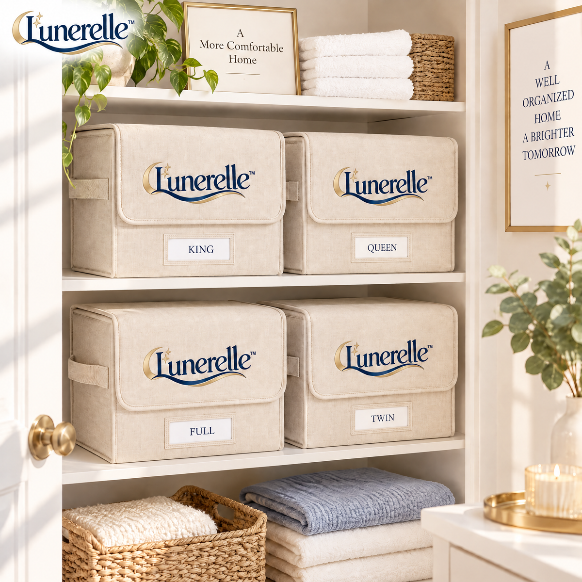 Lunerelle™ Bed Sheet Organizer