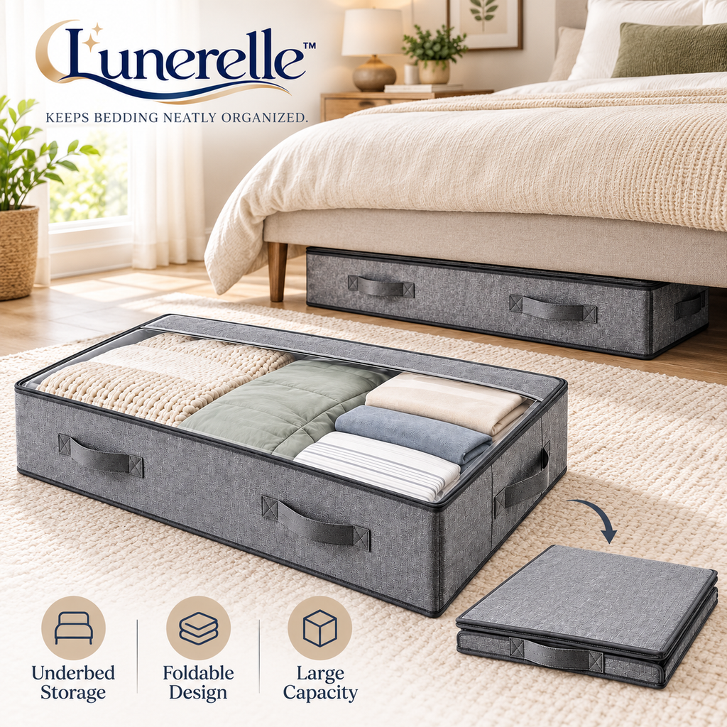 Lunerelle™ Foldable Underbed Storage Box