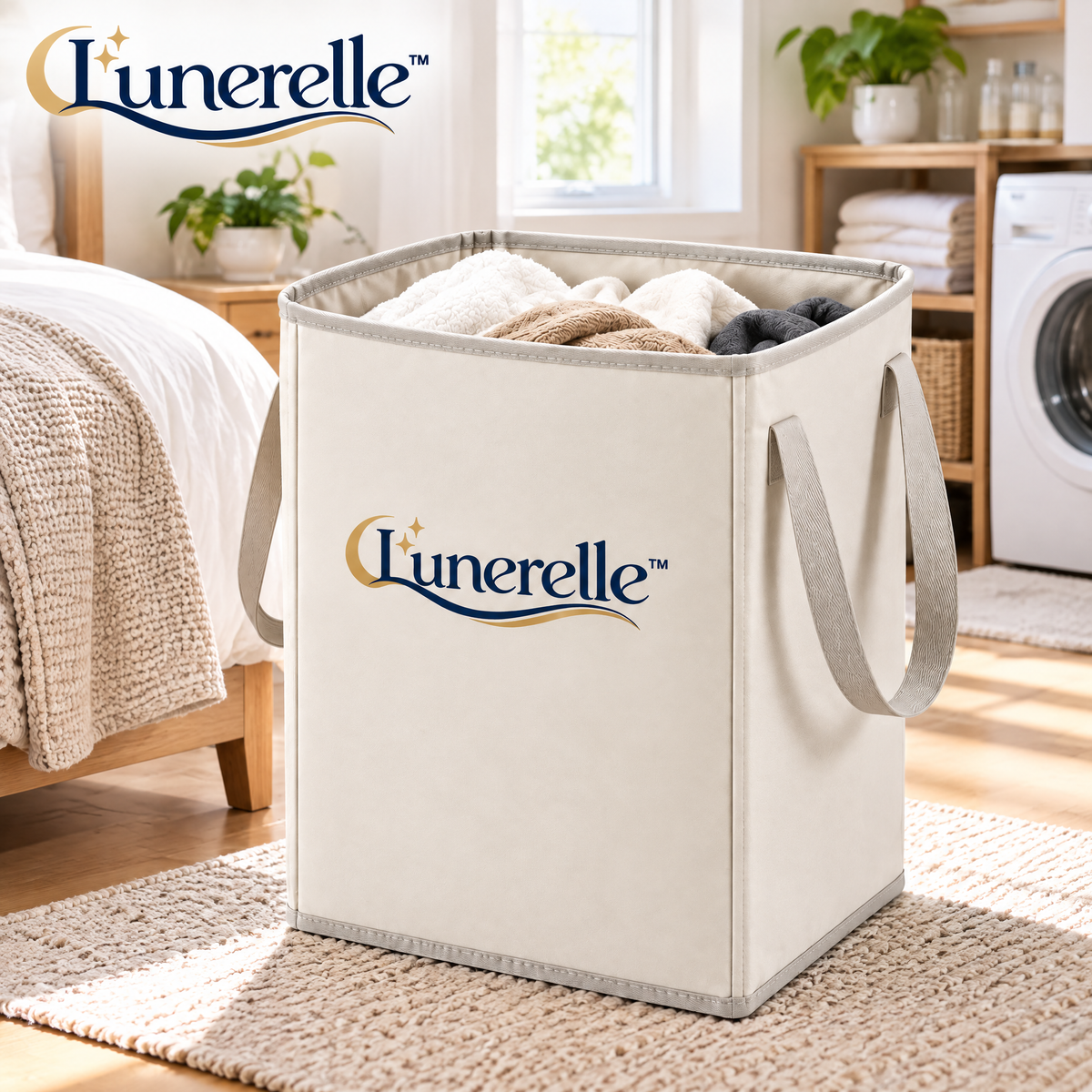 Lunerelle™ Collapsible Laundry Hamper