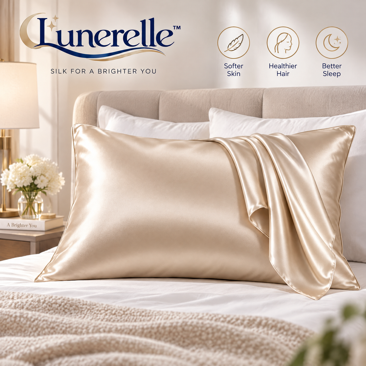Lunerelle™ Satin Pillowcase